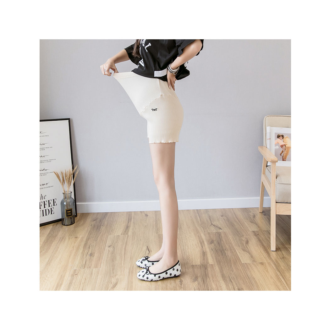 Pregnant Wear-Resistant Thighs Pants Yoga Shorts For Pregnant Women Maternity Elastic Waist Sleep Shorts