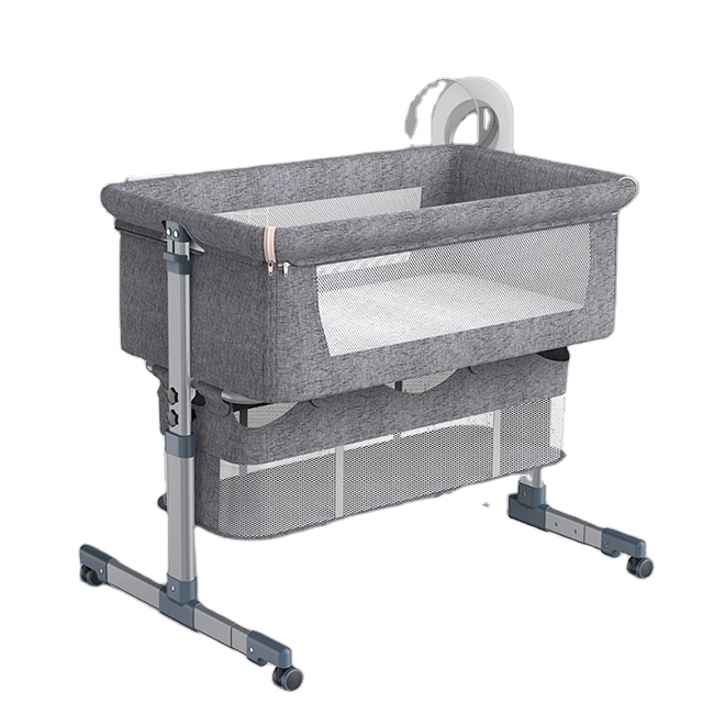 Детская кроватка Cunas Para Bebe, Детская электрическая кроватка из ротанга