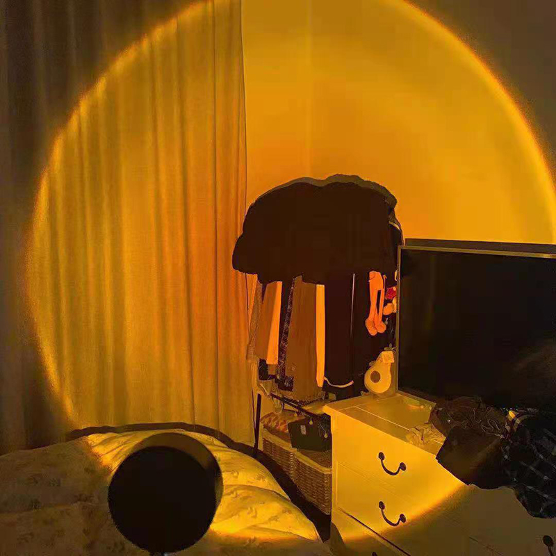 Sunset Projection Lamp Led Light Rainbow Lamp for Bedroom Remote