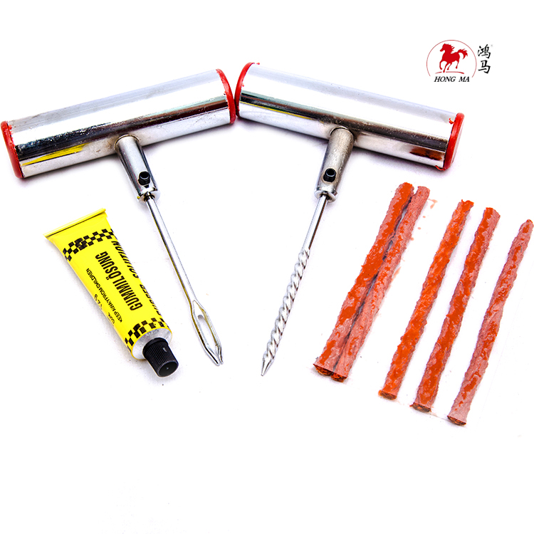 Puncture T-Handle Tire Repair Tool Auto Semi Truck Tire Repair Kit