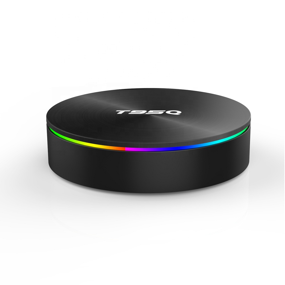 T95Q Smart TV Box with S905X3 Quad core Android 9.0 support Blue tooth 4.0 set top box 4K resolution