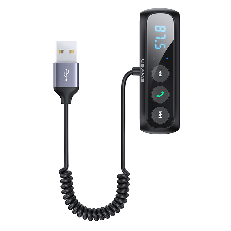 USAMS SJ503 Stereo Wireless BT Music Receiver Mp3 Player Audio Adapter Wireless Car USB Transmitter