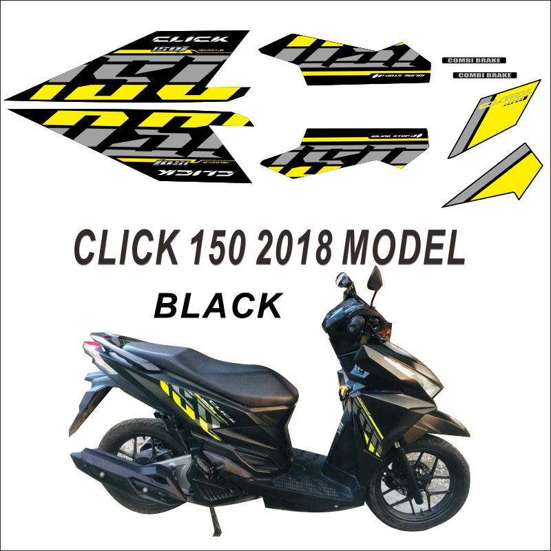 Используйте для honda click 150i 2018, декоративные наклейки на мотоцикл и автомобиль, на весь корпус