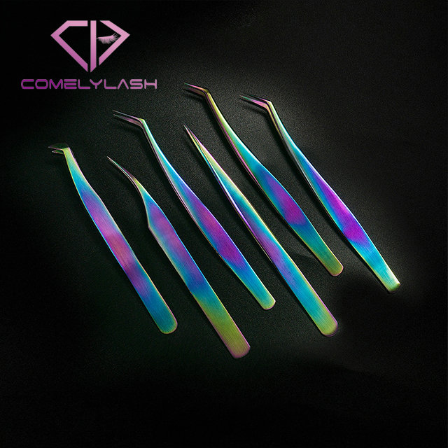 Пинцет для ресниц Comelylash, набор пинцетов для ресниц