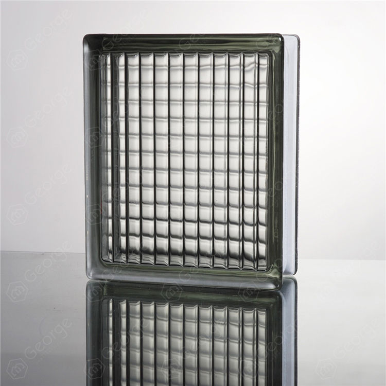 Hollow Cheap Colored Square Clear Art Building Solid Glass Block