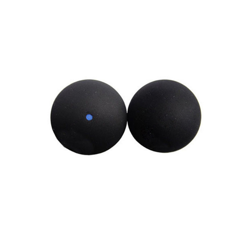 Blue Dot Black Rubber Material Custom Squash Balls
