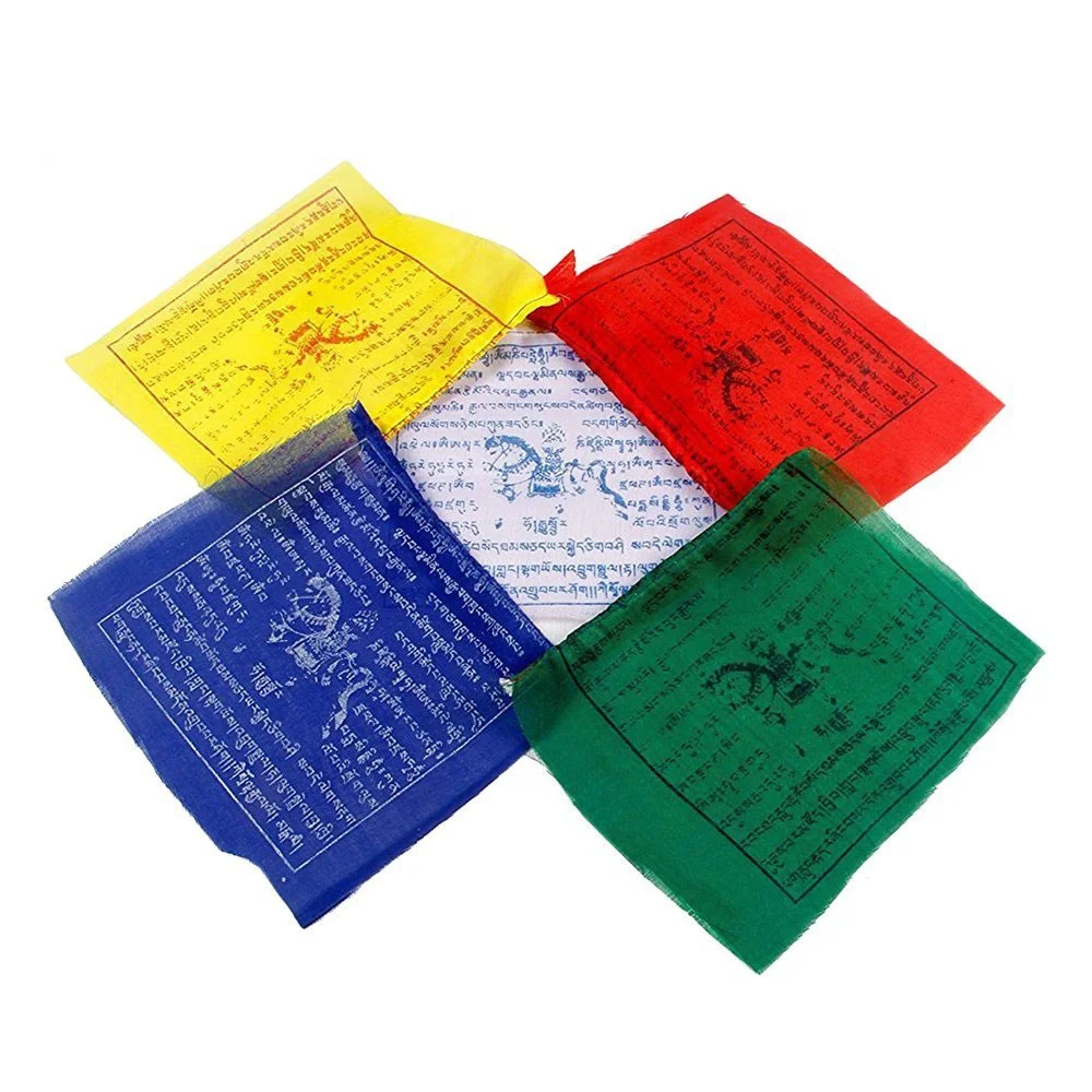 Full Colour Digital Polyester Prayer Flags Banner - Tibetan Prayer Flag - Handmade in Nepal - Buddhist Flags
