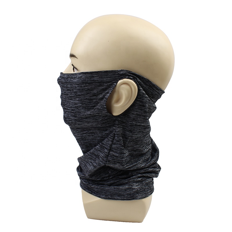 Half Balaclava Ice Silk Face Mask Bandana Face Mask With Ear Loops Sun Wind Dust Protection Rave Motorcycle Riding Fishing