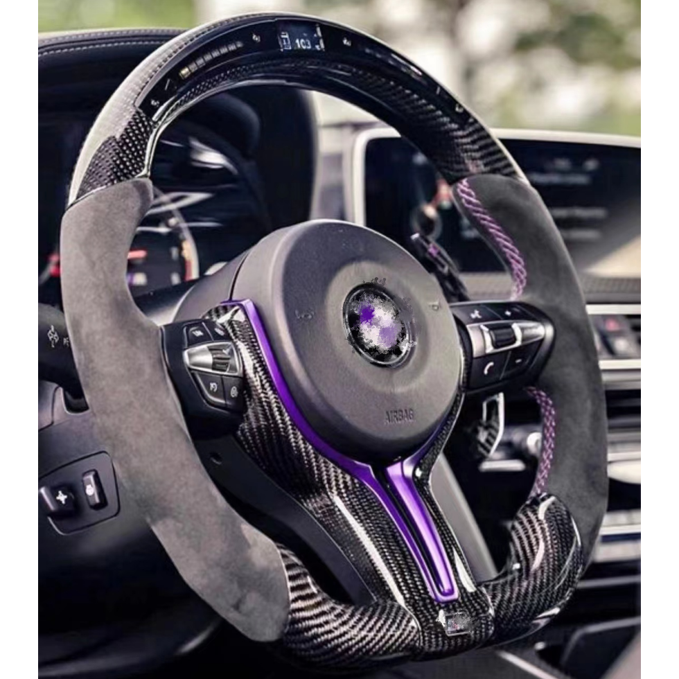 Оригинальное рулевое колесо f10 f30 m для всех BMW f32 f86 X5m e70 Модифицированная Кнопка светодиодная Модель гоночного трека рулевое колесо из углеродного волокна