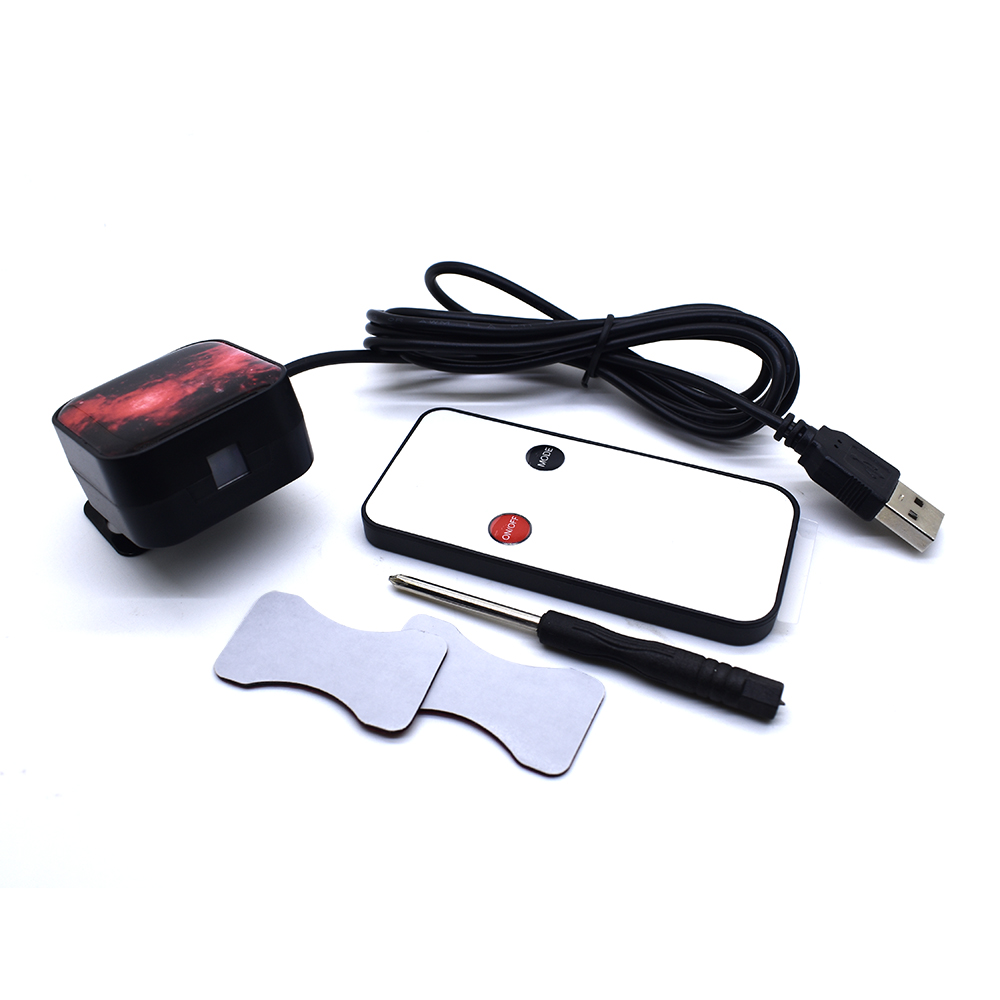 Автомобильный атмосферная лампа USB светодиодный проектор звездного неба лампа декоративная интерьерная стенная панель, устанавливаемый на крыше автомобиля Топ Потолок звезды свет