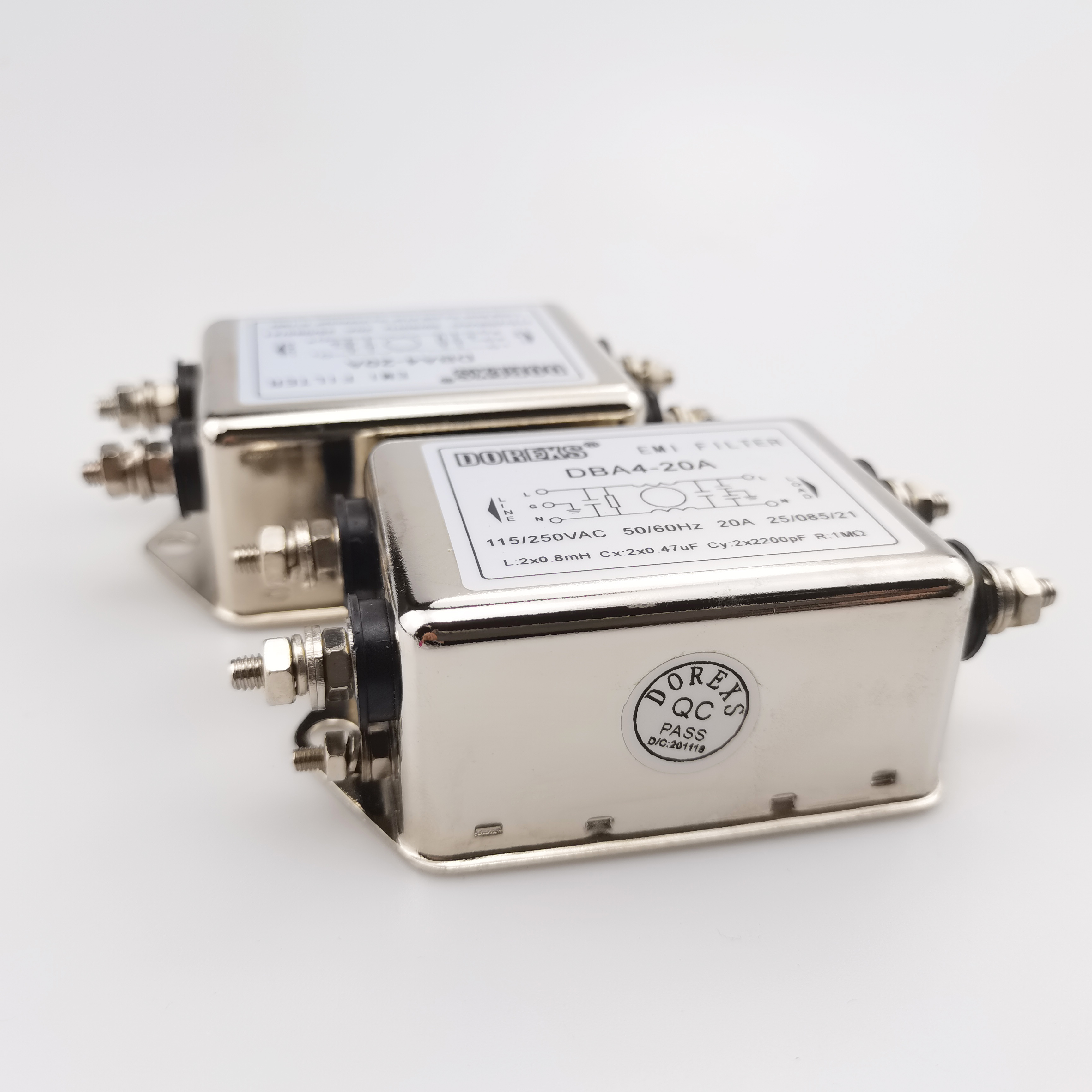 Однофазный фильтр 250vac EMI силовой фильтр подавитель шума силовой фильтр