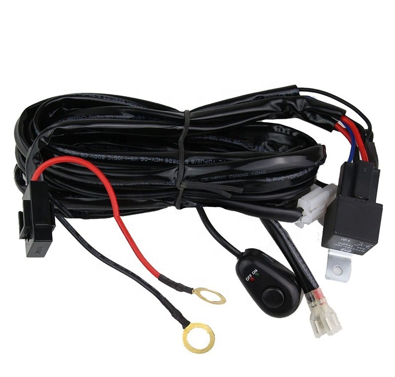 Автомобильные аксессуары OVOVS 40A/12V внедорожные светодио дный рабочий светильник реле Строб дистанционный комплект жгута проводов