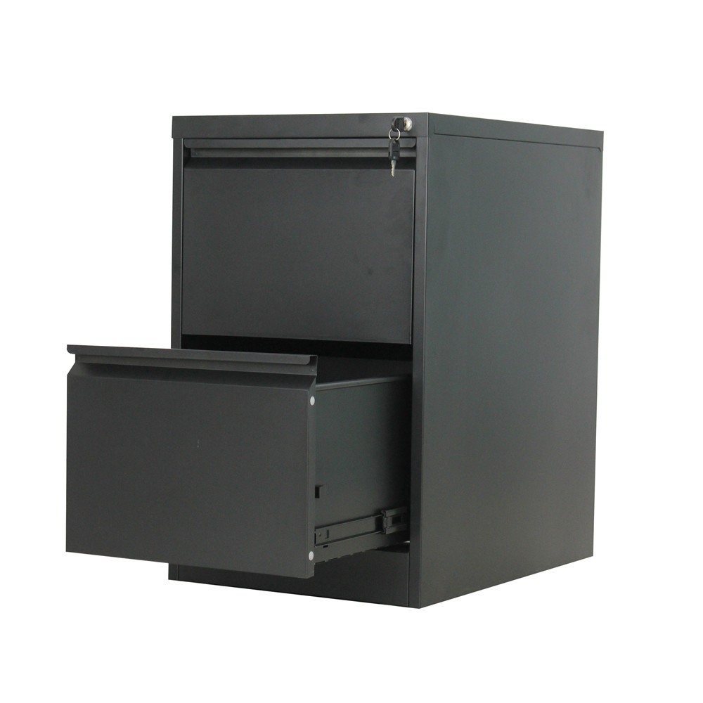 New Promotion export office furniture metal cabinet 2 drawer vertical steel filing cabinet