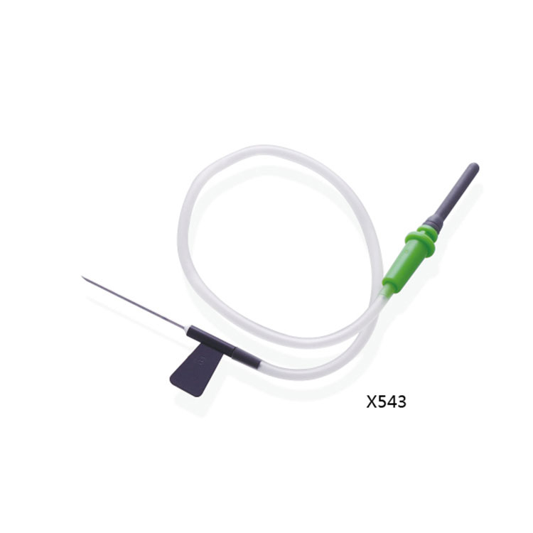 CE ISO Disposable safety butterfly vacuum blood collection needle