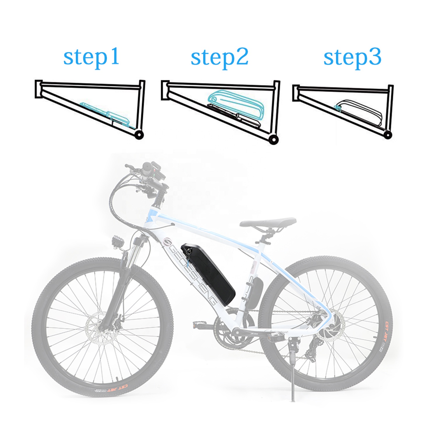 Корпус для аккумуляторов ebike, литий-ионный корпус для аккумуляторов 36 в 48 в 52 в 13 Ач 15 Ач 17 Ач 17ач 17,5 Ач