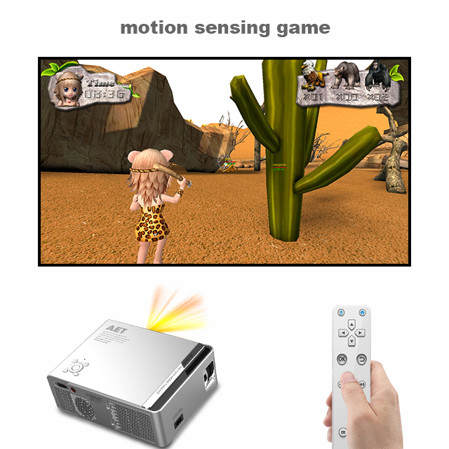 High quality Mini Projector smart home action game projector for wirless game controller HD 1080P projectors