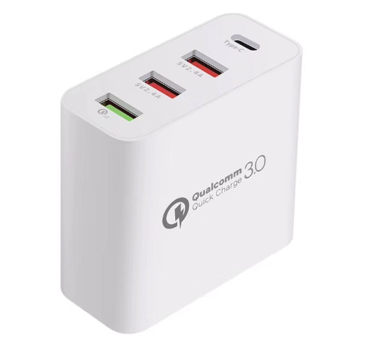 Адаптер питания для быстрой зарядки с 4 портами usb-c зарядное устройство для телефона настенное зарядное устройство