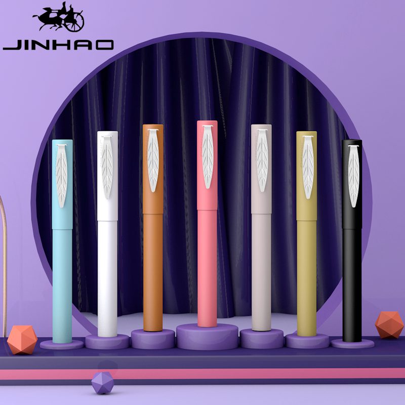 Jinhao 519 перьевая ручка популярная пластиковая цветная Классическая Подарочная чернильная ручка