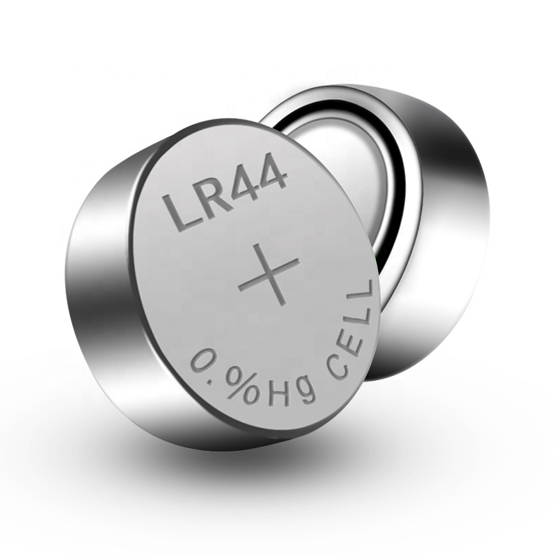 Щелочные кнопочные батареи LR44 AG13 1,5 в высокой емкости оптом с завода
