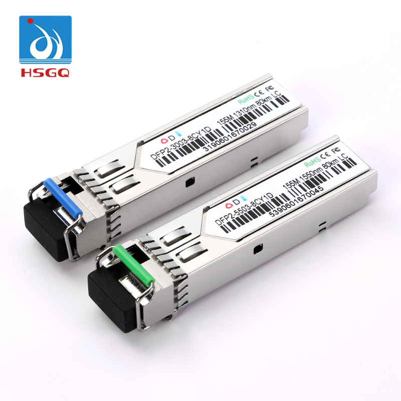 Cisco совместимый SFP трансивер 155 м одиночное волокно 80 км LC DDM