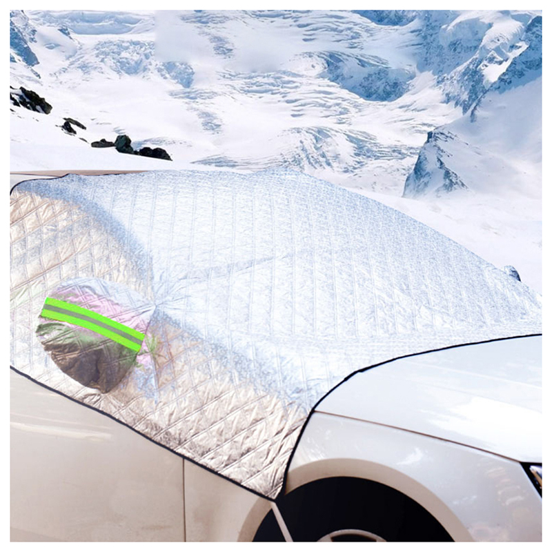 Waterproof Car Windshield Cover for Ice and Snow Thicken Car Windscreen Protector with Side View Mirror Cover