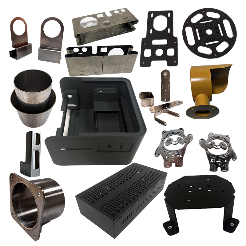 Taiwan Customized Metal Sheet Fabrication AGV Car Robot Carrier CNC Machining Stamping Cover Part Texture Handling Equipment