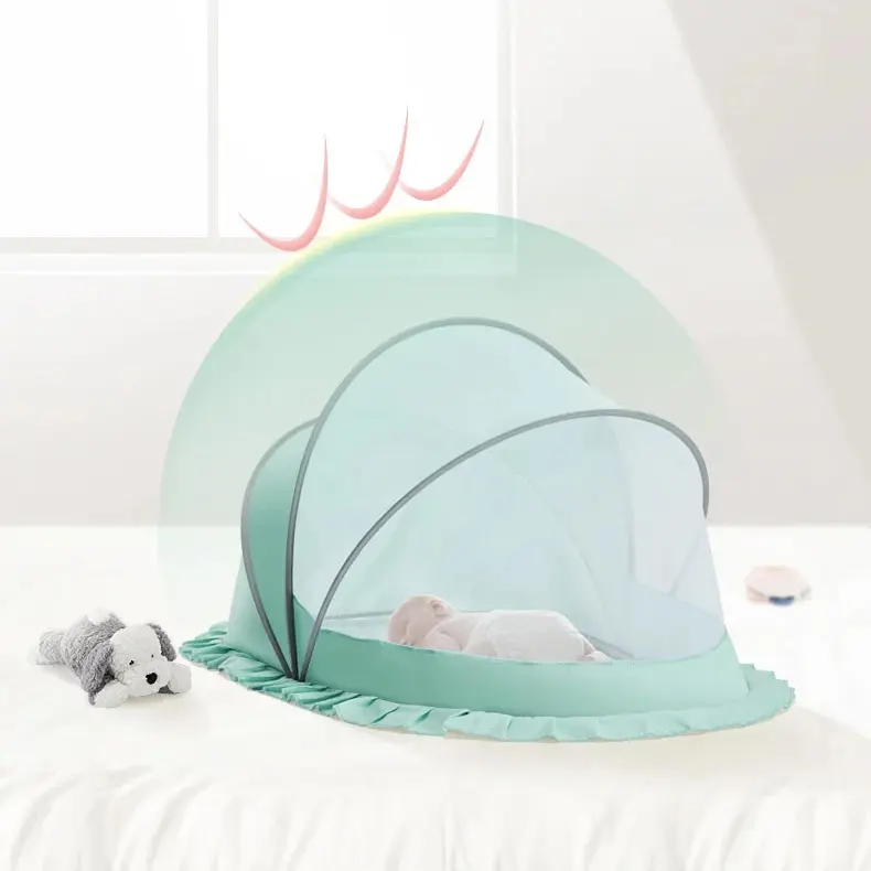 Высококачественная портативная складная детская кроватка, москитная сетка, зонт, детская москитная сетка