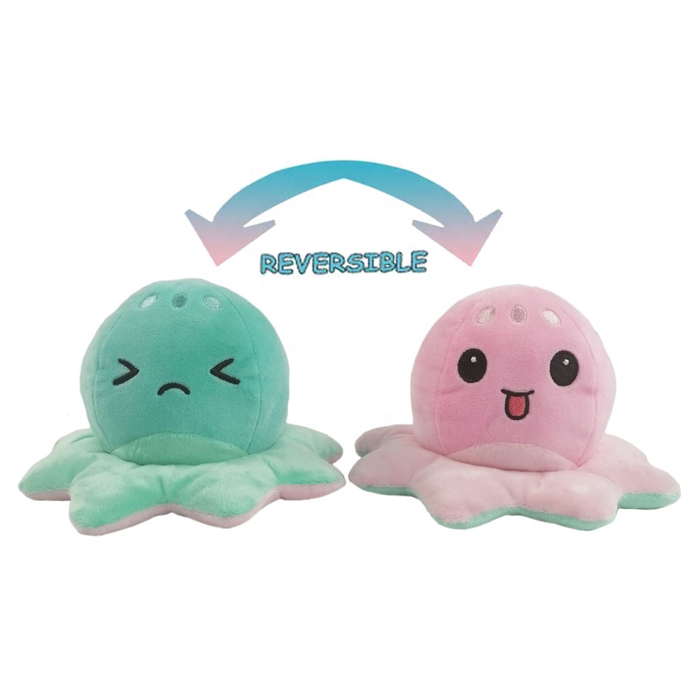 Kawaii новые плюшевые мягкие двухсторонние игрушки pulpo мягкие животные Медуза осьминог