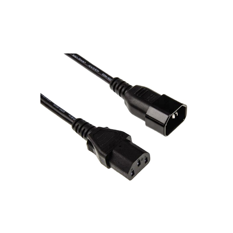 Customized IEC320 C13 to C14 Extension Cord