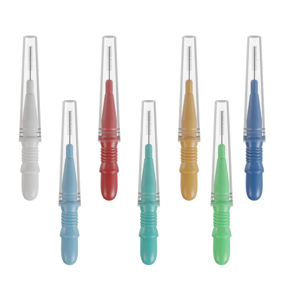 Bulk Interdental Brush Dental Interdental Brush/Custom Logo Disposable soft rubber interdental brush