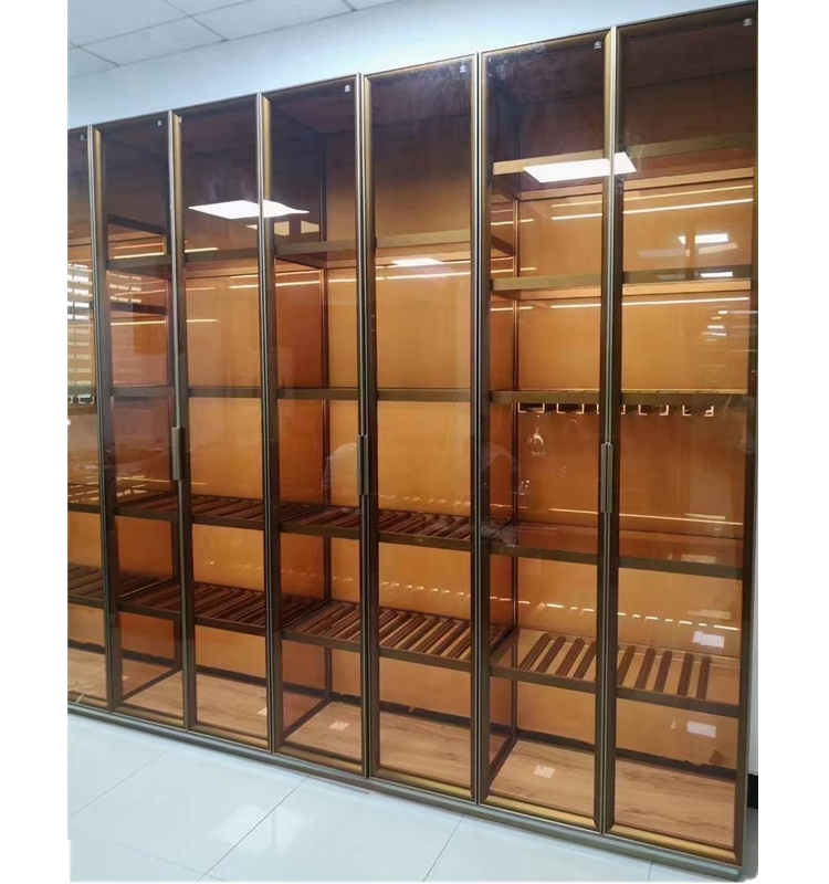 SY Living room cabinets Wine cabinet aluminum drawer handle long square cabinet