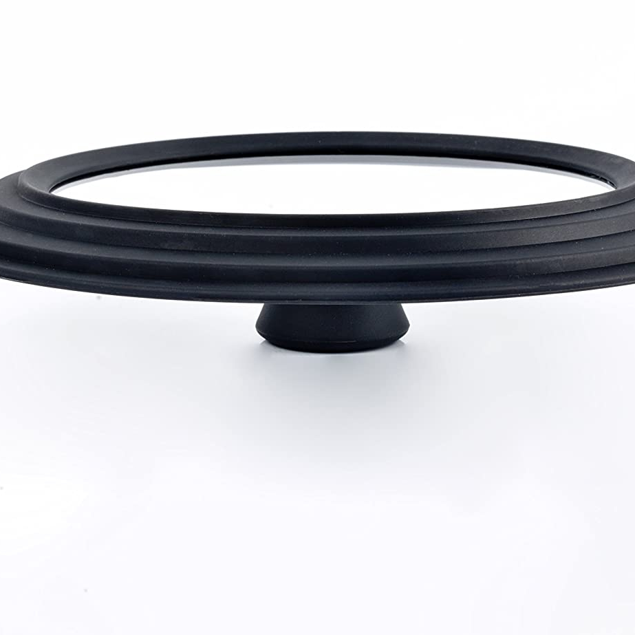Amazon Hot Sell 24/26/28cm Multi Sized Universal Silicone Glass Lid Covers for Pots and Pans