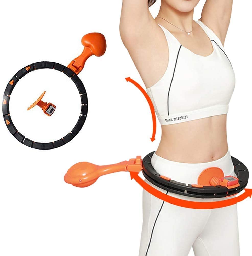 Home Fitness Electronic Training Equipment Plastic Detachable Slimming Body Hula Hoops For Sale