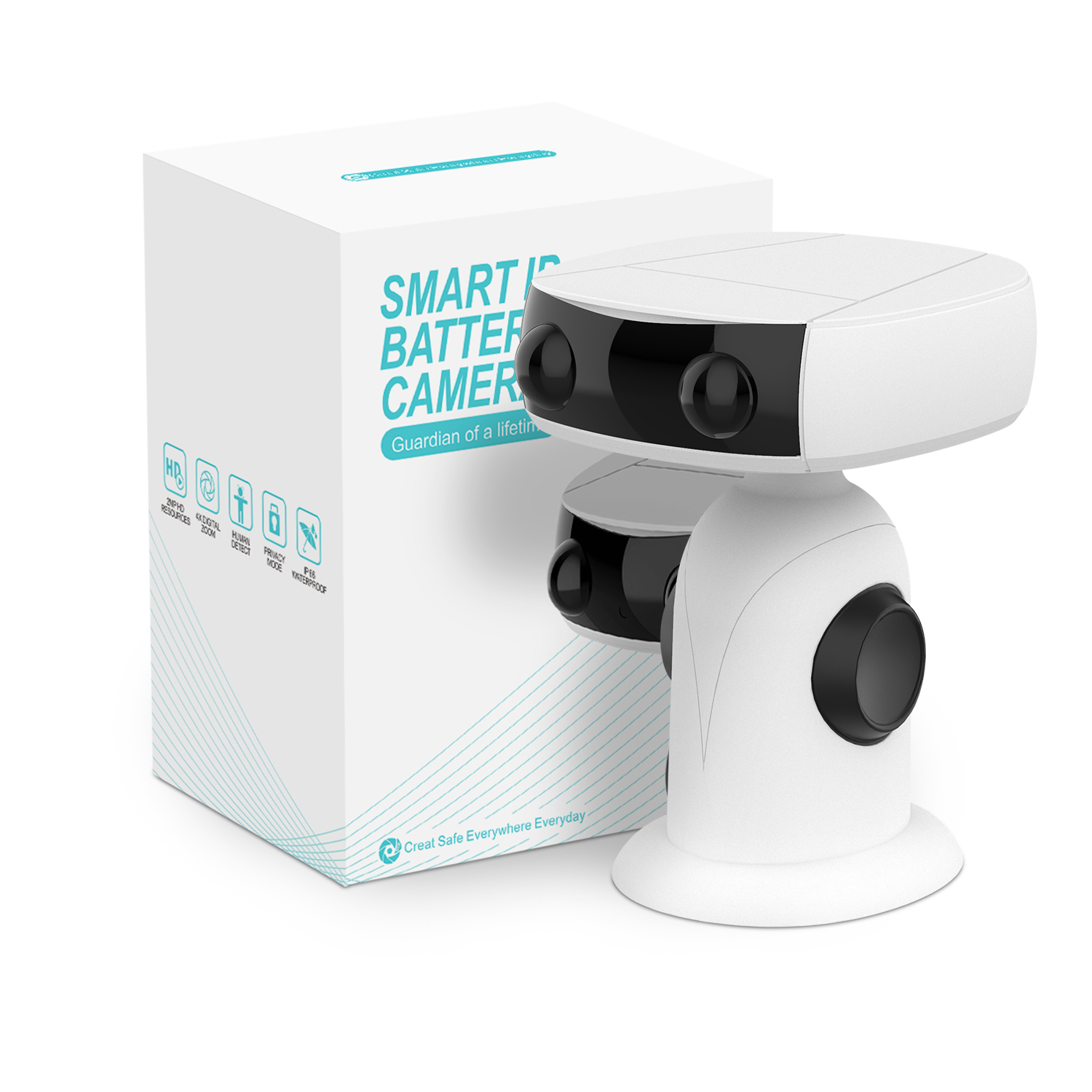 1080p waterproof security wireless baby ip cctv smart Robot camera with mobile APP Remote monitoring home wireless camera