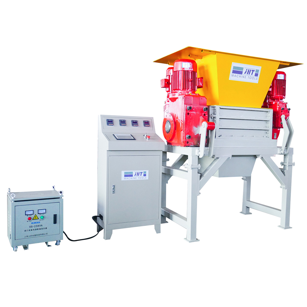 JHT FS1000 четырехвальный измельчитель, машина для измельчения древесины, машина для измельчения деревянных поддонов