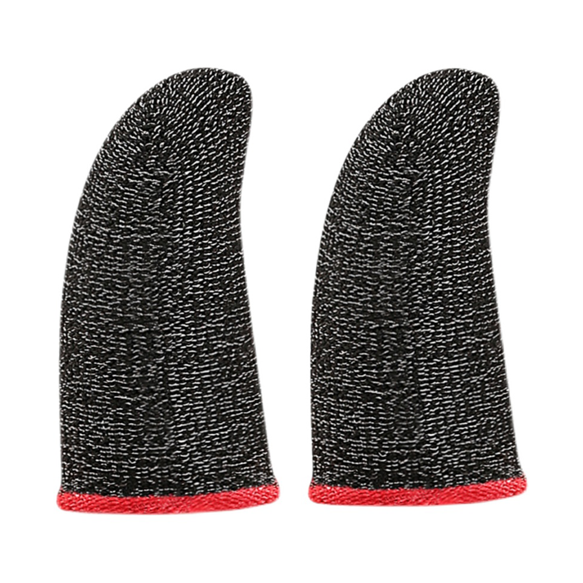 Only 2 Finger Gaming Hand Free Fire Pubg Sweet Proof Hand Gloves Game Controller Thumb Sleeves for Pubg 1 Pair
