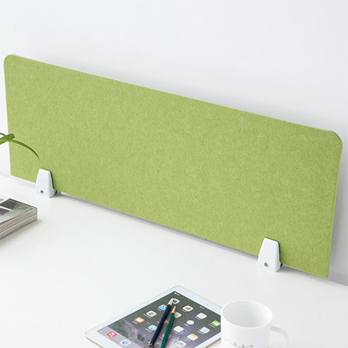 Office PET Privacy Desk Panel Easy Install PET Acoustic Boards for Desk Office Furniture Modern 1400*600mm 100% Recyclable >0.85