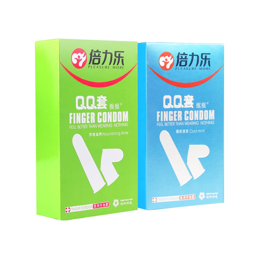 Finger condom Pleasure more Lubrication / cool touch finger cover condom for Men
