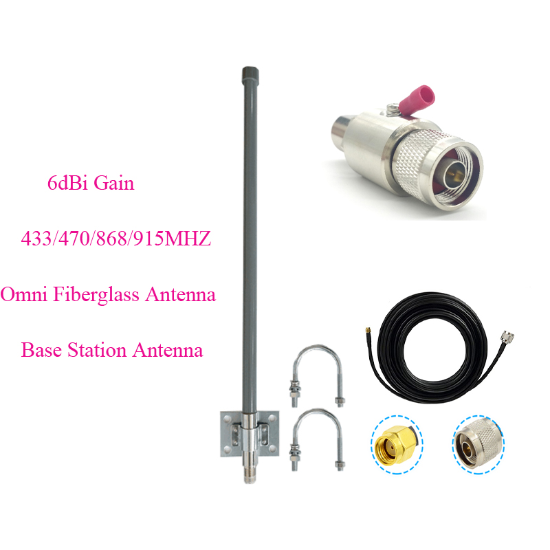 High Gain Hotspot Fiberglass Antenna 868MHz Outdoor 6dBi 8dbi 10dbi Fiberglass Antenna for Helium Miner