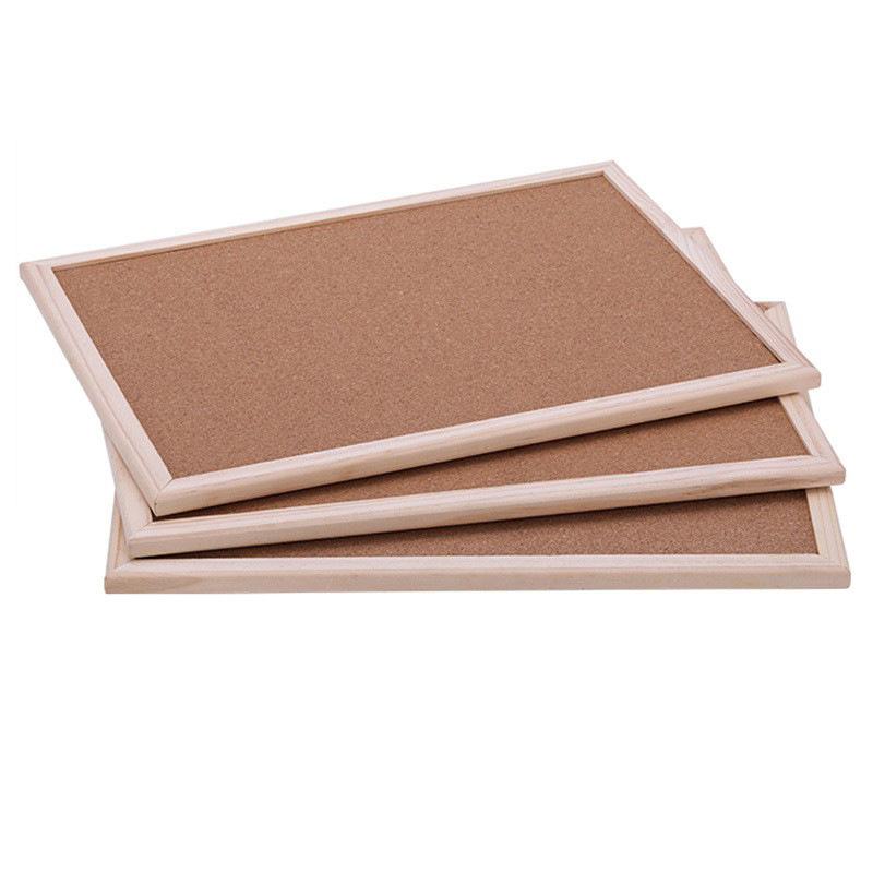 Amazon Hot Sale Wood Board with Linen 16*11 inch Bulletin Boards Wall Decor Hanging Pin Wood Framed Display for School Office