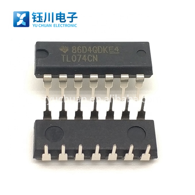 TL074CN Операционные усилители DIP-14 оригинальный TL074 малошумный усилитель