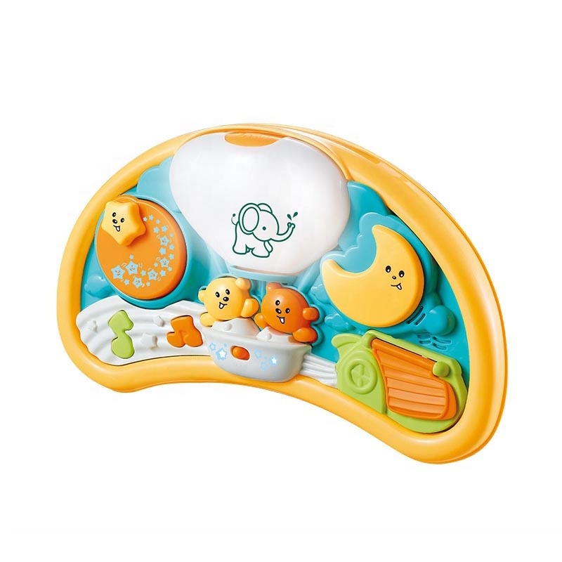 New items cute musical electric bedside toy for baby sleeping toy fast asleep bed sleep appease toys with night light and music