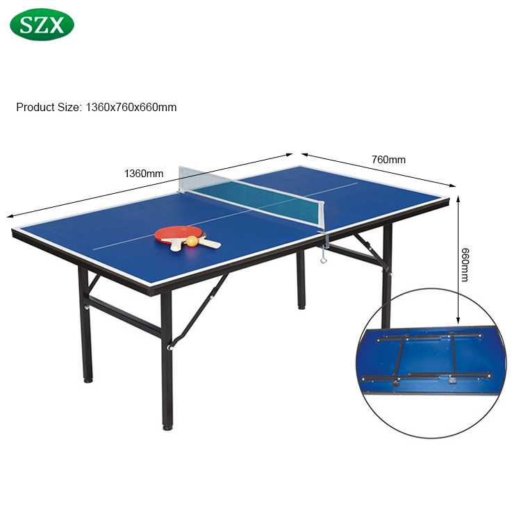 SZX 4.5ft небольшой стол для настольного тенниса Крытый для малыша Китай
