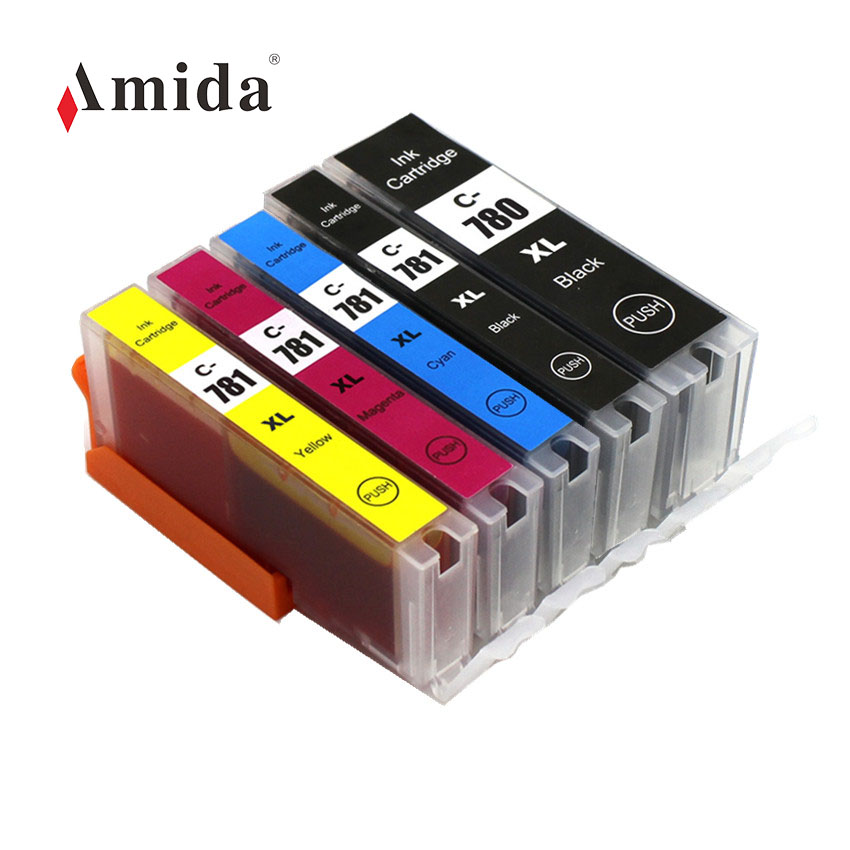 Amida Whoesale PGI-780 CLI-781 цветной премиум картридж совместимый для PIXMA TS707 TR8570 TS8170