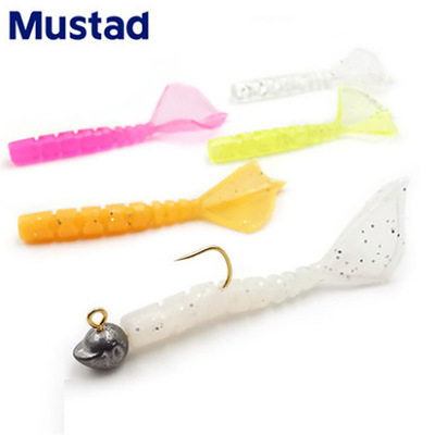 Mustad AJW-HILA 5pcs/bag 0.45g Mustad Soft Bait Hook 100% Original Mustad Plastic Bait Hook
