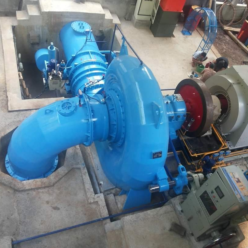 Micro Hydro Electric Vertical Turbine CE Certified Teaching Model for Axial/Kaplan/Propeller Turbine Hydro Generator