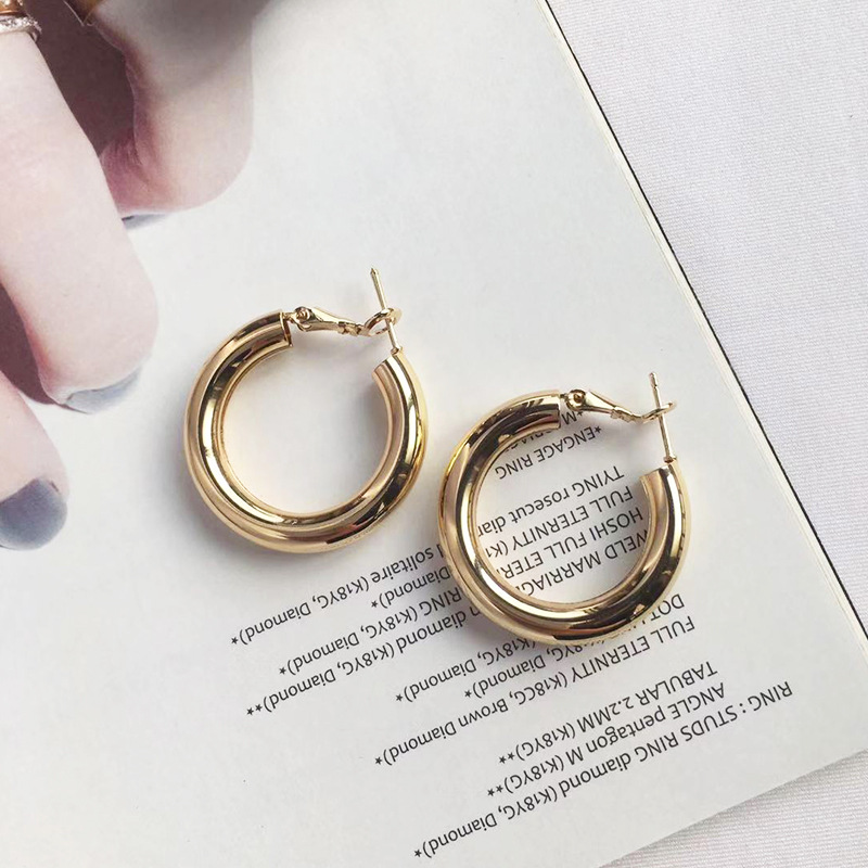 Wholesale European And American New Design Colorful Diamond Letters Brass Fashion Earrings For Women Party