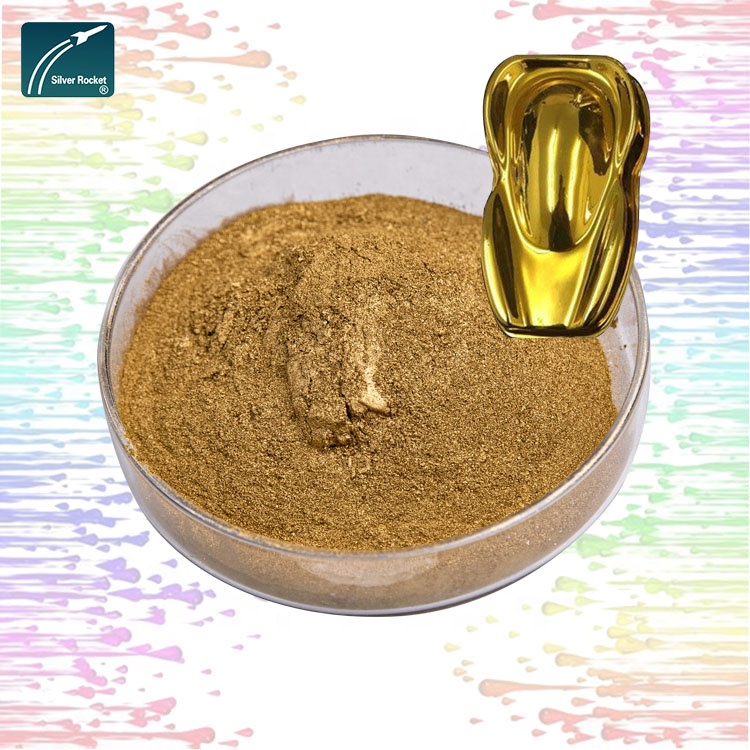 China supplier flaky rich gold powder copper