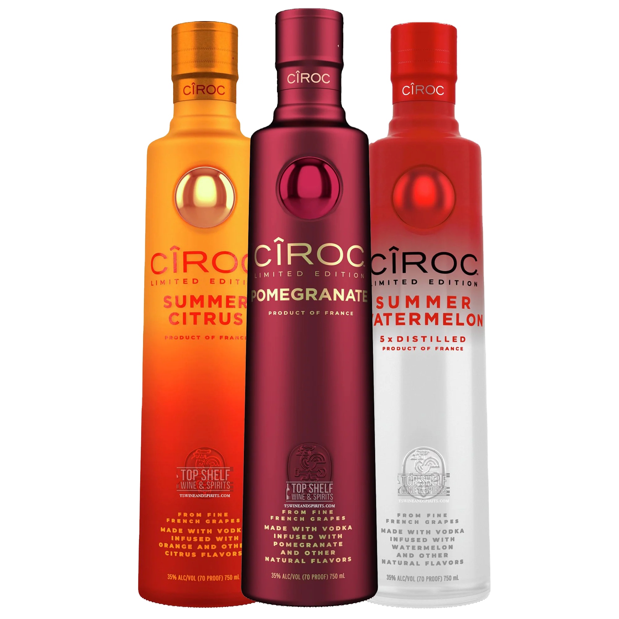 Оптовые продажи Европейской водки Ciroc Роскошная ФРАНЦУЗСКАЯ ВОДКА | Алкогольный напиток высокого качества | Заказывайте сейчас в 375 мл и 750 мл