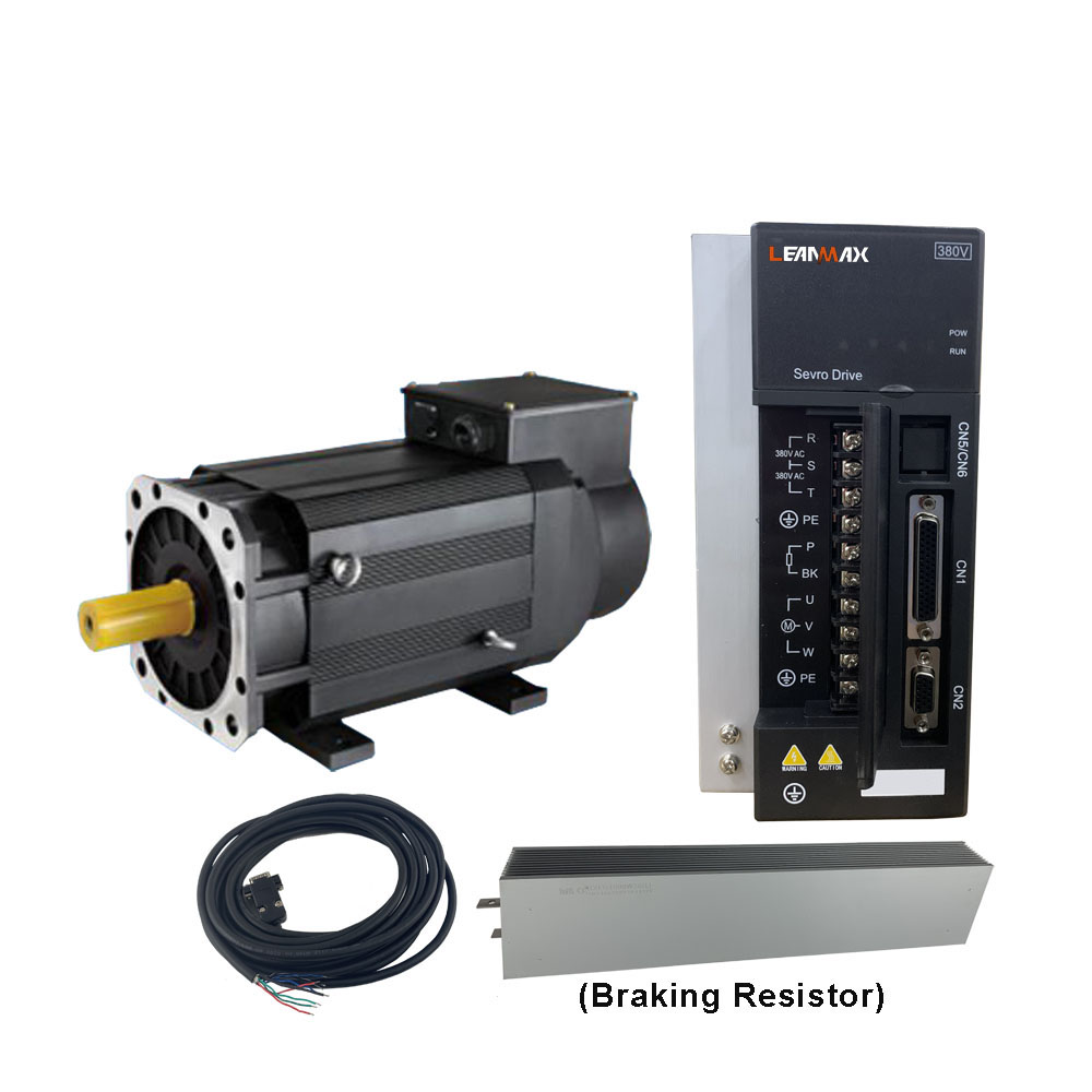5.5kW 8000RPM 35N.m 380V AC Spindle Servo Motor And Spindle Servo Drive